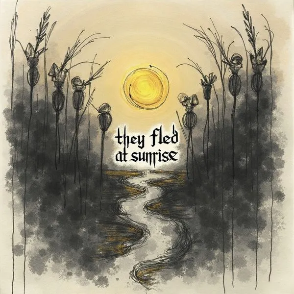 They Fled at Sunrise album cover