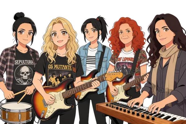 Cartago band illustration
